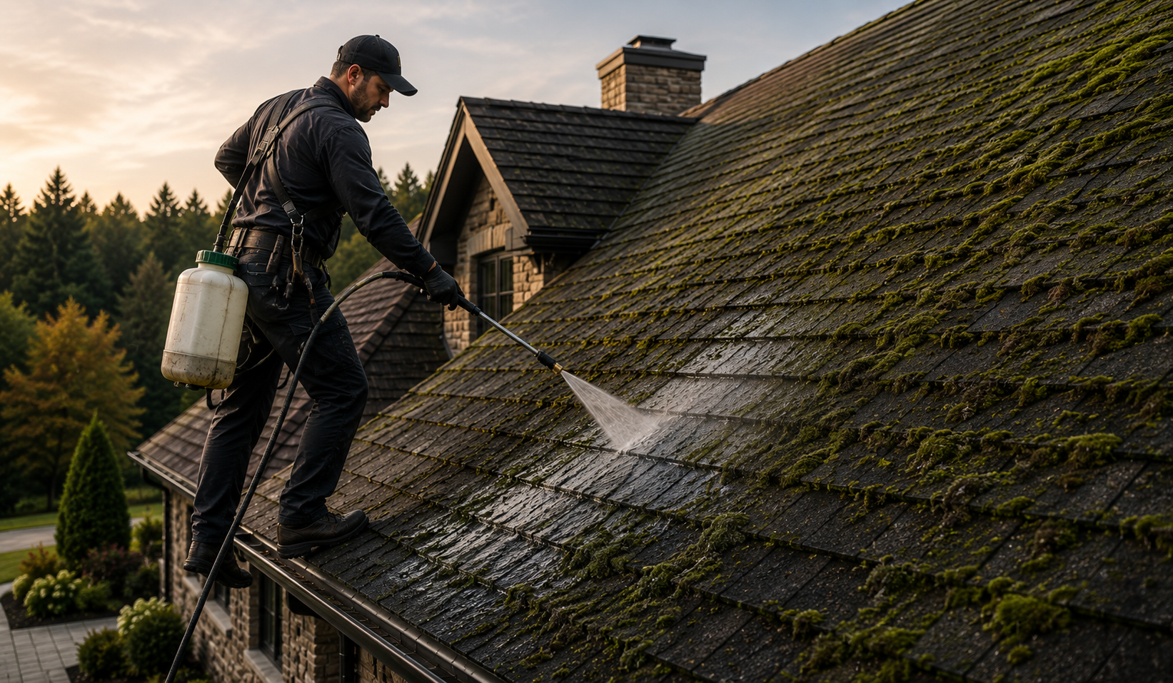 Moss treatment service